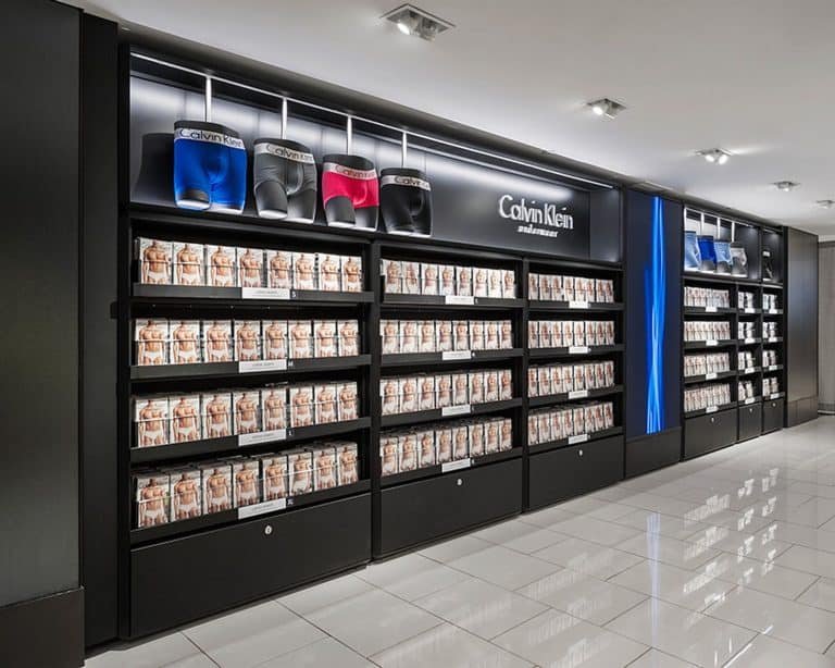 Calvin Klein Men's Underwear Shop Display Shelf